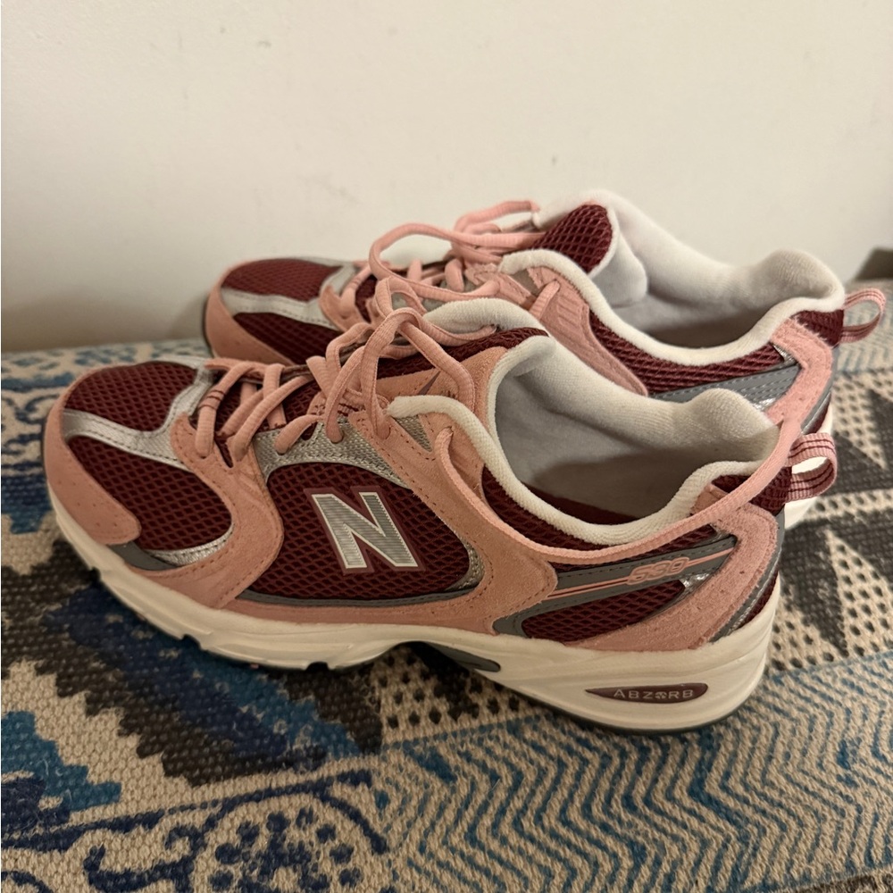 New Balance 530 - Pink Moon / Washed Burgundy - new without tags